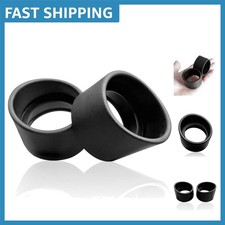 LTKJ 2PCS 34mm Rubber Eye Guards for Telescopes  Microscopes - Maximum Comfort