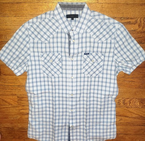 Mens Short Sleeve Diesel Button Down Shirt Size Large - Picture 3 of 4