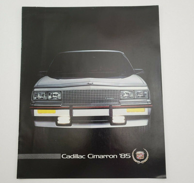 Vintage 1985 Cadillac Cimarron General Motors Sales Advertisement Brochure 1985
