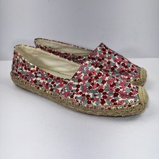 Sam Edelman Verona Multi Floral Espadrille Flats Women's sz 8M