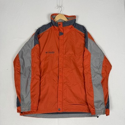 Columbia Vertex Interchange Windbreaker Jacke Gr. Large orange Wandern Regen