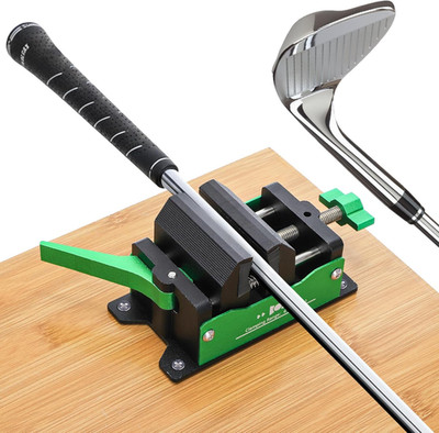 Golf Club Regripping Pro Kit, Aluminum Club Vise Clamp Quick Release Golf Shaft 