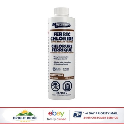 Ready to Use Ferric Chloride Solution for Circuit Board Etching, 945 mL