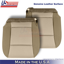 2007-2010 For Ford Explorer Sport Trac Leather Front Bottom Covers 2-tone Tan 2007-2010 For Ford Explorer Sport Trac Leather Front Bottom Covers 2-tone Tan