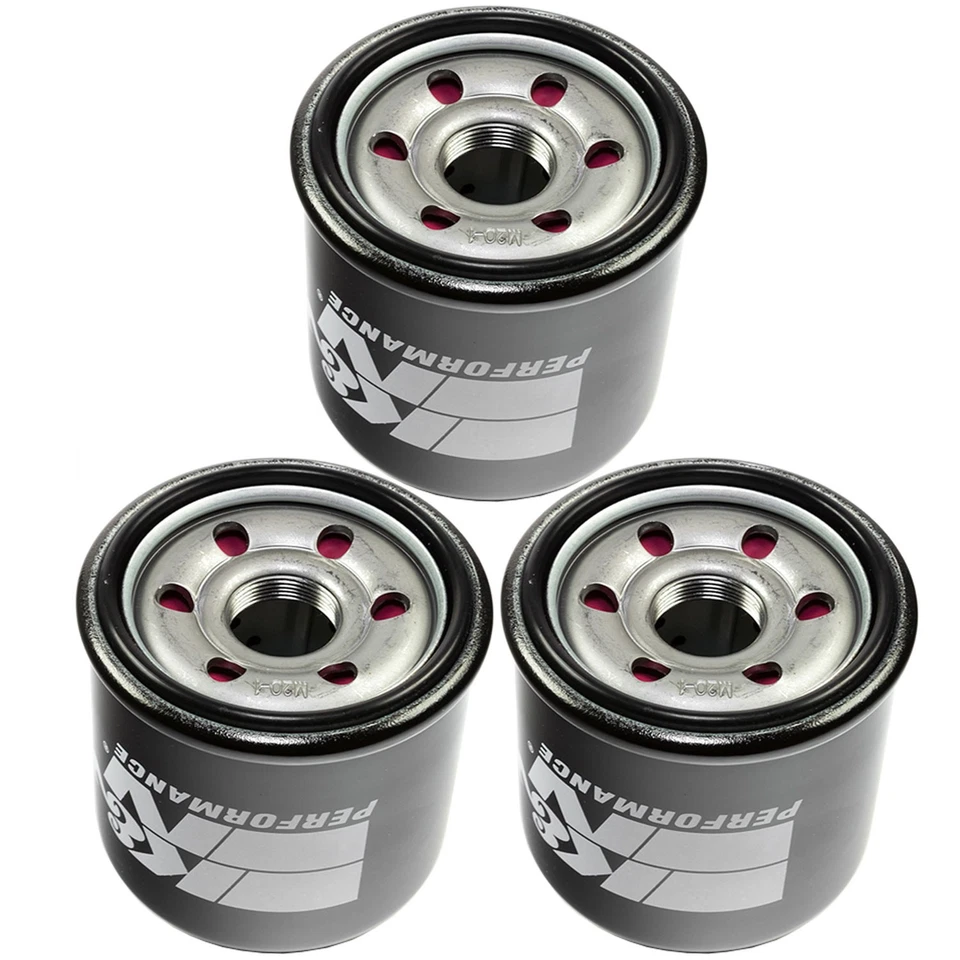 Filtro de Aceite Kit 3 Piezas K&N KN-138 para Aprilia Cagiva Kawasaki Sachs - Imagen 4 de 4