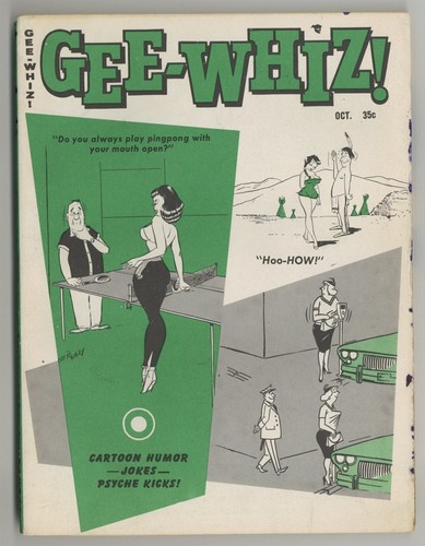Gee-Whiz #46 Terri Higgins, Bill Ward, Dave Berg 1961 Cartoon, Pinups Humorama
