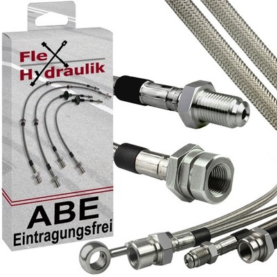 Für Alpina B3 (E93) BiTurbo 360PS Cabrio Stahlflex Bremsleitungen