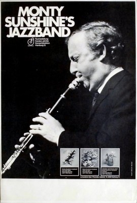 MONTY SUNSHINE'S JAZZBAND - 1980 - Plakat - Live In Concert - Poster