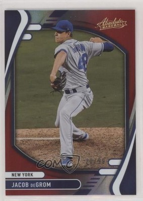 2022 Panini Absolute Spectrum Red /99 Jacob deGrom #32 3c6