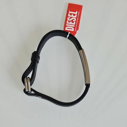 Diesel Armband DX099904 Herren Leder Schwarz Edelstahl NEU OVP - Bild 11 von 13