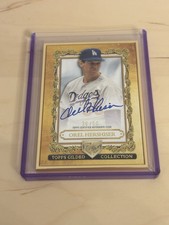 Topps Gilded Collection Orel Hershiser Dodgers Gold Autograph /50 #GOG-OH