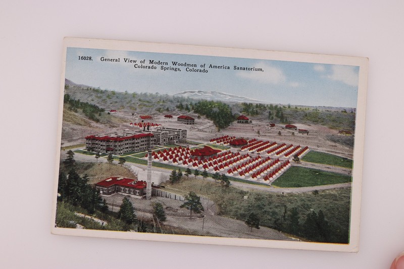 Colorado Springs CO Woodmen America Sanatorium 16028 Undivided Back Postcard