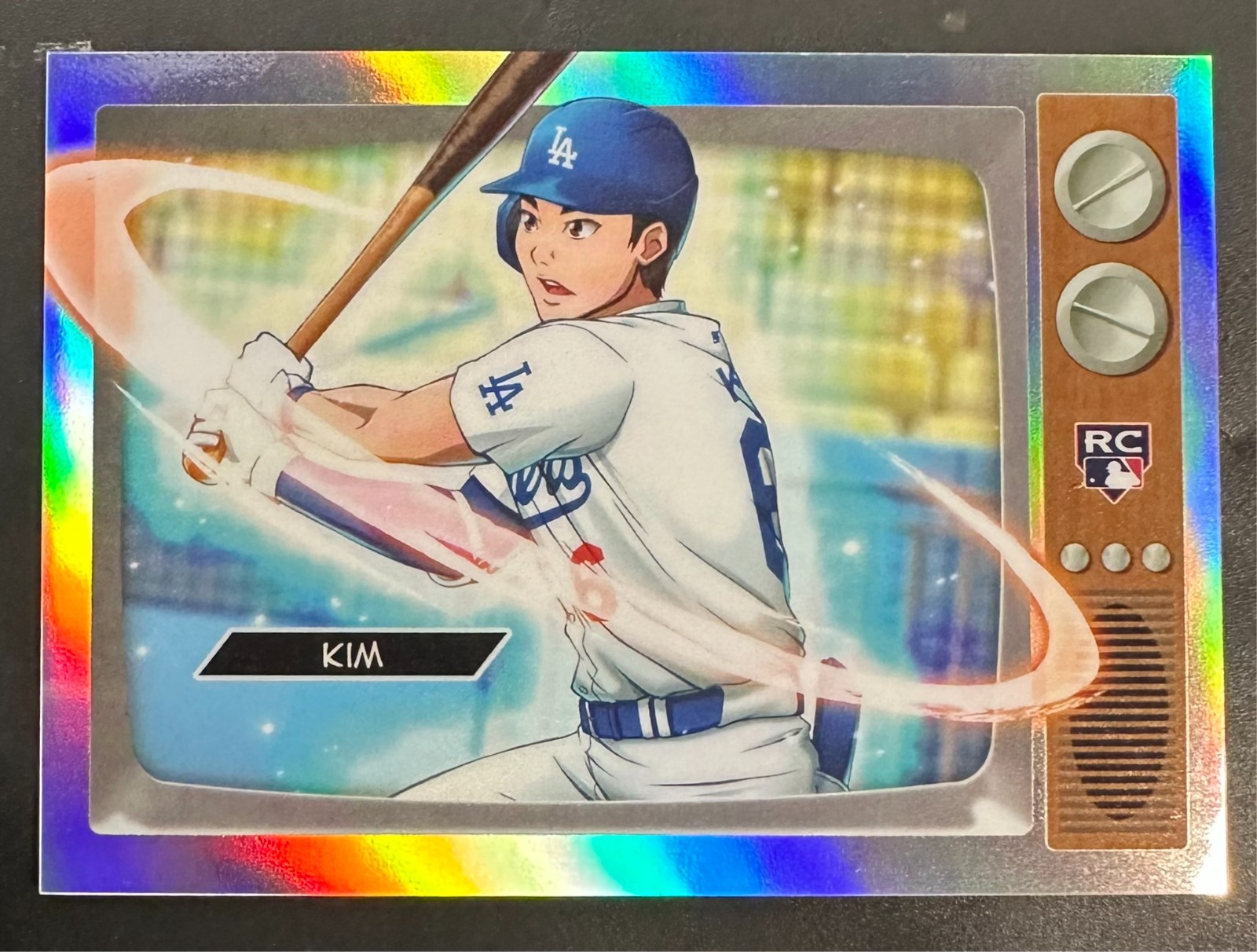 2025 Bowman Chrome Hyeseong Kim Anime RC Dodgers SSP #BA-21