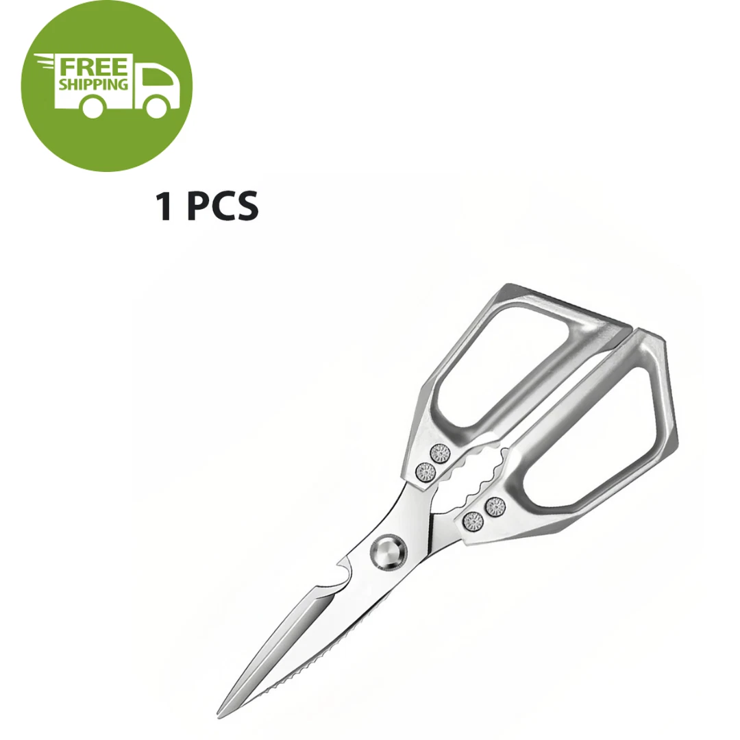 Stainless Steel Kitchen Shears Multifunction Food Scissors Meat Fish Vegetable C