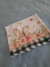 Happy Ester Tablecloth with Easter Gnomes  Arch Drapery for Holidays and...