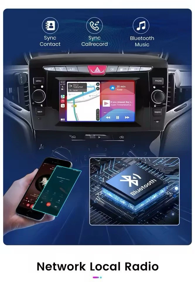 Autoradio Lancia Ypsilon 2012-2020 CarPlay-AndroidAuto Wireless 2G+64GB BT RDS - Immagine 4 di 4