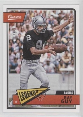2018 Panini Classics Legends Blank Back 19/50 Ray Guy #200 HOF 1u6