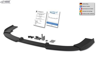 RDX Frontspoilerlippe VARIO-X für AUDI A4 8E B7 (DTM-Edition Frontstoßstange) Fr
