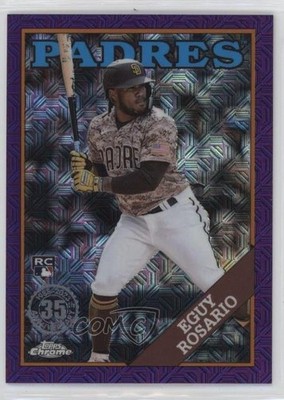 2023 Topps Series 2 Purple Refractor 75/75 Eguy Rosario #2T88C-72 Rookie RC 12fr