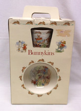 Royal Doulton Bunnykins 3 Piece Childrens Set in Box Plate Mug Bowl