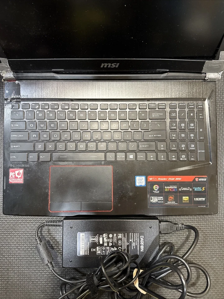 PORTATIL GAMING MSI GE63 RAIDER RGB 8RE INTEL I7 8ª Generación NVIDIA GTX!! Foto 4 de 4