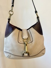 Vintage Coach Hampton Signature Hobo Shoulder Bag with Dust Bag