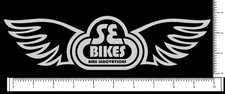 SE Bikes BMX Racing 10" Wings Die Cut Decal Team Sticker