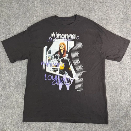 Vintage Wyonna Judd 2002 Red & Blues Tour T-Shirt Black 2XL 2000s vintage concert t-shirt, vintage, size XXL, single stitch, B+ condition