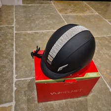 Whitaker VX2 Sparkly Riding Helmet - Black Size small 51-54