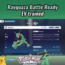 Rayquaza Pokemon Legends ZA ❗❗  Battle Ready ❗❗  6 IV🟢 EVs ⚫ Custom Available