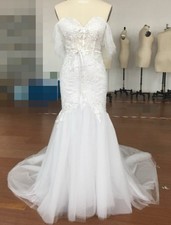 Mermaid Boho Wedding Dress Size 4 or 6