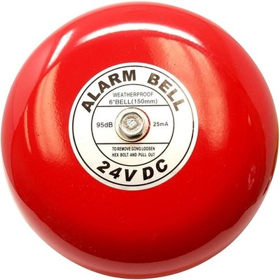 95dB 24V DC Metal Electric Round Alarm Bell Fire Security Alarm Bell SHD