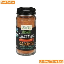 Versatile Organic Ground Cinnamon, 1.9 oz Bottle - Enhance Sweet  Savory Dishes