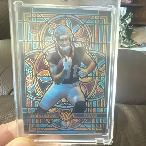 2025 Panini Mosaic Football Jayden Higgins Houston Texans Rookie Prizm #11