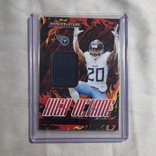 2025 Rookies & Stars High Octane Tony Pollard Memorabilia Patch Titans HOM-TPD