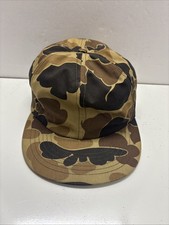 Vtg Dunns Gore-Tex Camo Ear Flap Protection Hat Cap Hunting Insulated USA Made
