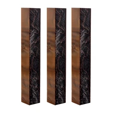 Aquabright Copper Swirl 3/4 in. x 3/4 in. x 5 in. Pen Blank, Pack of 3