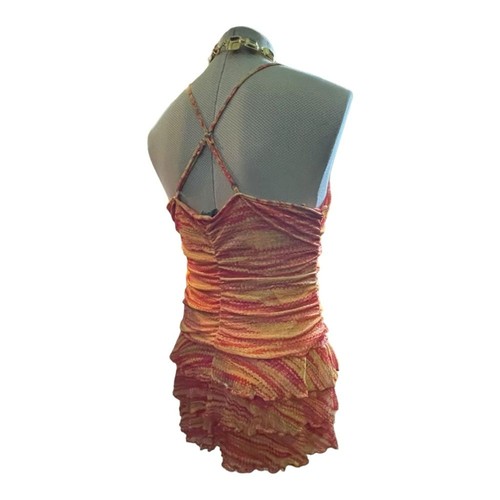 Wild Fable Women Romantic Y2K Size XL Spaghetti Strap Stretch Tiered Mini Dress - Picture 9 of 14