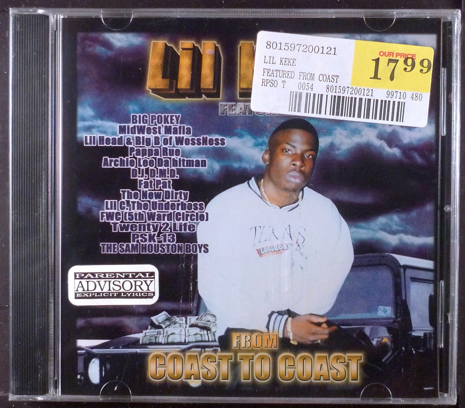 SEALED Lil KeKe – From Coast To Coast RARE HOUSTON G-FUNK RAP '01