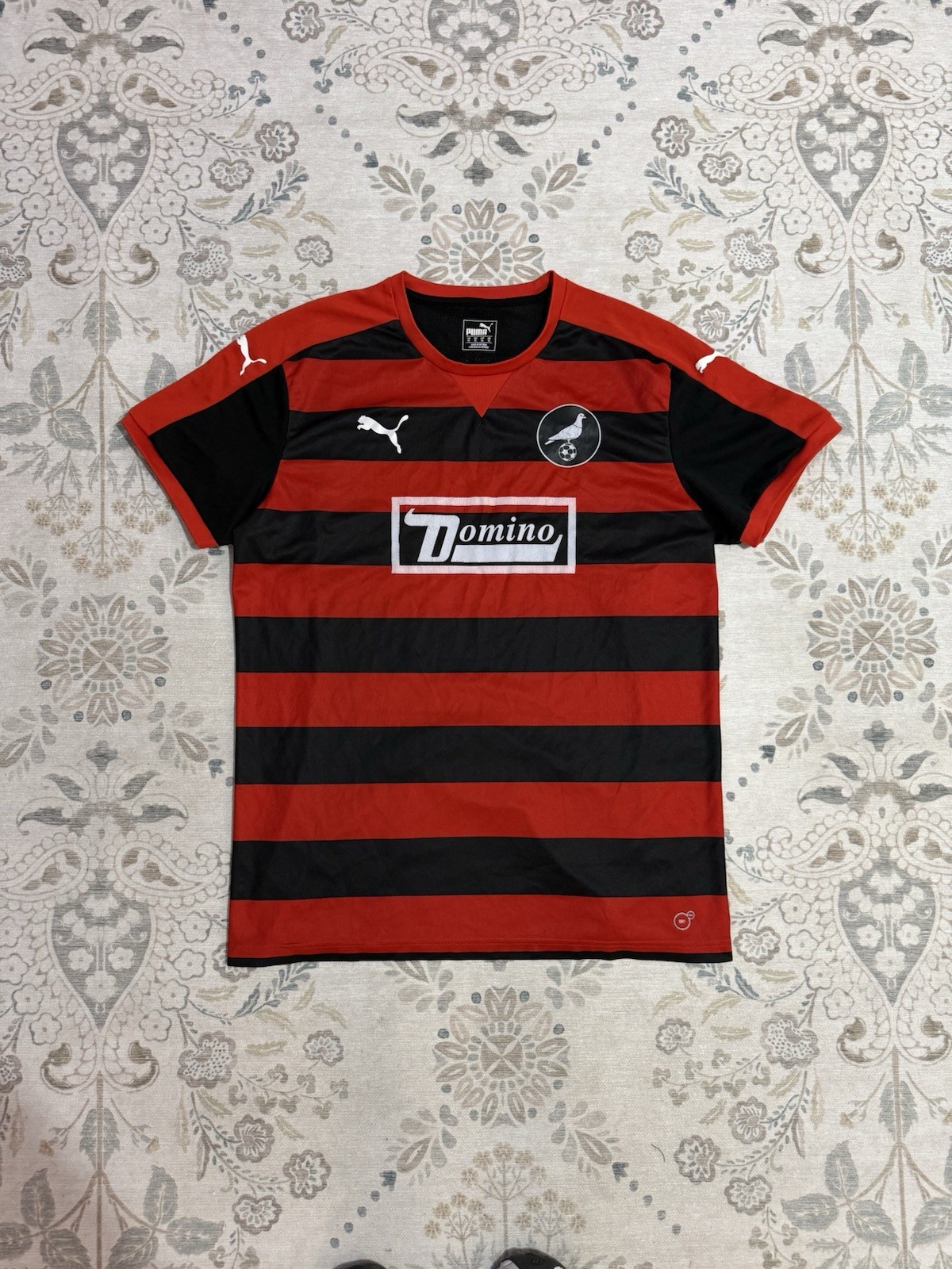 Vintage Puma Domino Soccer Jersey NYC Footy Blokecore Kit Size XL