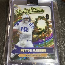 Peyton Manning 1/1 2026 Wild Card Splat Lucky Charm Colts