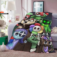 Game D-Dandys World Blanket Warm and Soft Suitable for Bedroom Living Room Sofa 