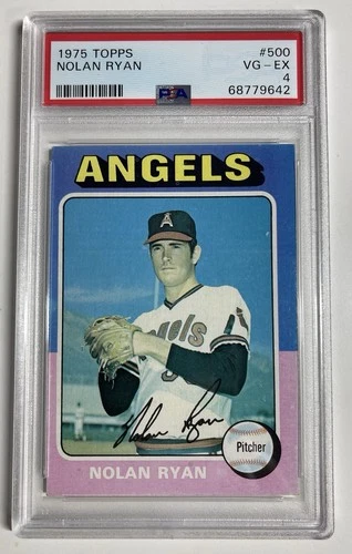 1975 Topps - Nolan Ryan #500 PSA 4