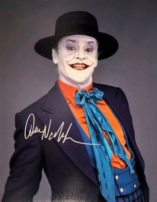 JACK NICHOLSON Original Autogramm signiertes XXL Großfoto Top Portrait Joker