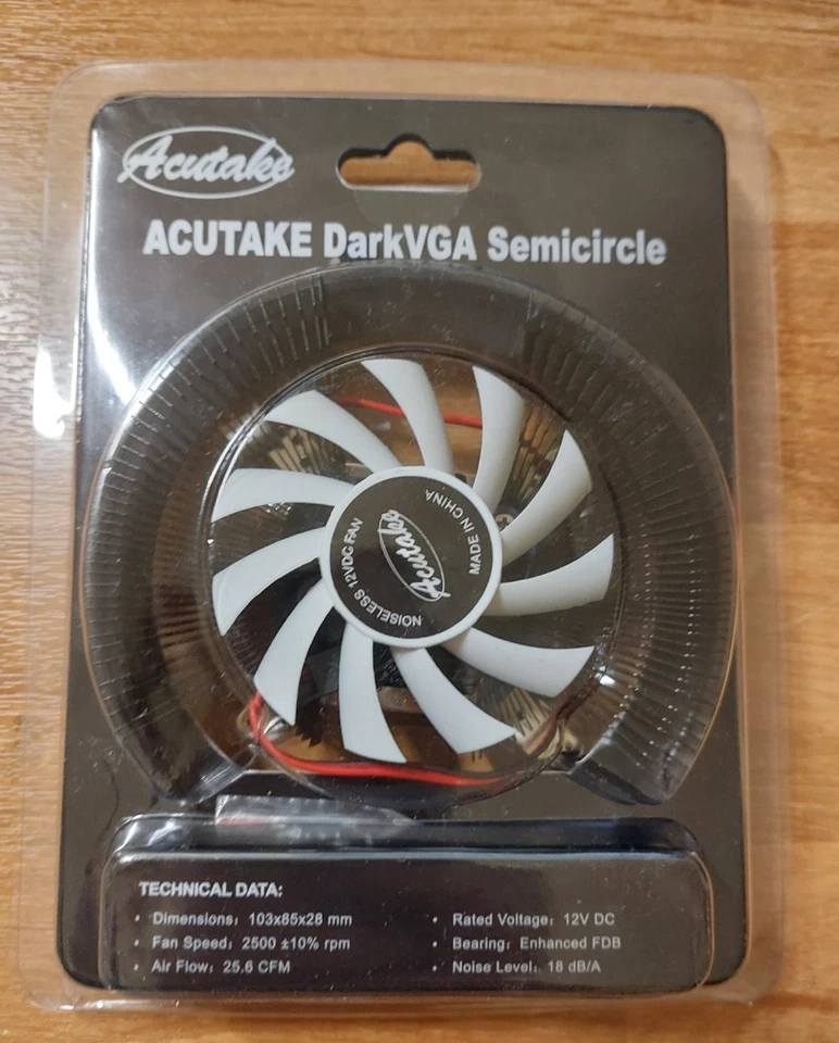 ACUTAKE ACU-DVS 01 Dark VGA Geforce Radeon Universal VGA GPU Cooler - Image 2 of 4