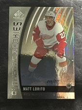 2017-18 SP Game Used Authentic Rookies Rainbow 166 Matt Lorito Detroit Red Wings