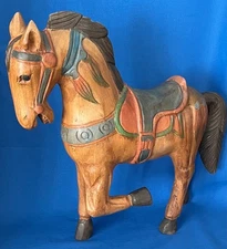Folkart Horse - Possibly Carousel Horse