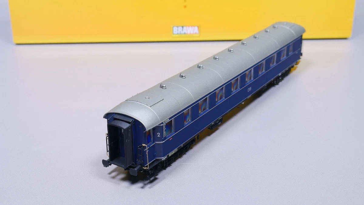 H0 DC Brawa 46411 F-Zug-Wagen B4üe10 706 Han DB OVP #ST_737
