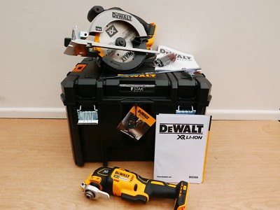 DeWalt DCS391 18V XR Circular Saw DCS355 Multi Tool Bare Units Deep  TSTAK UK