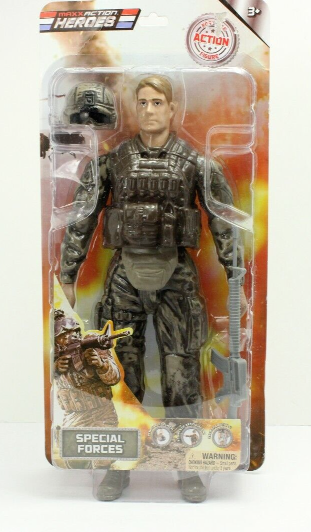 Maxx Action Heroes Special Forces Soldier 12" Action Figure 1/6 Sunny